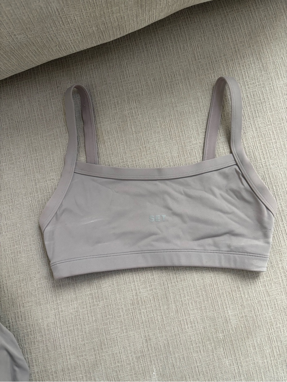 Set Active Set Soft Scoop Bralette S & M Leggings- Light Lavender